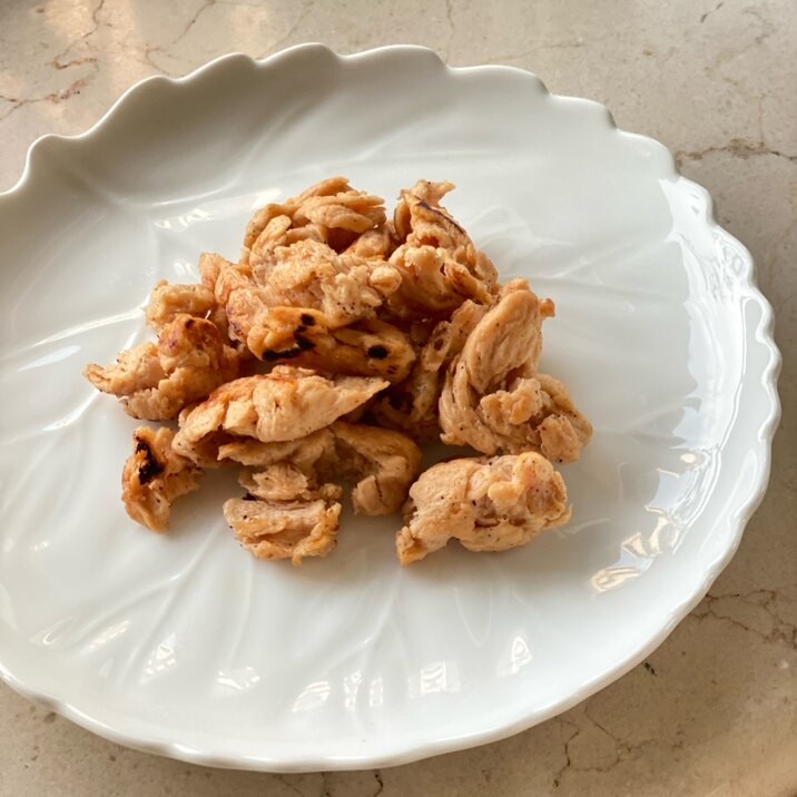 大豆ミートの塩味炒め